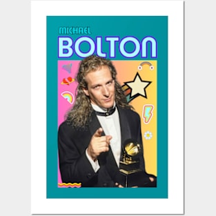 michael bolton  quotes art 90s style retro vintage 70s Posters and Art